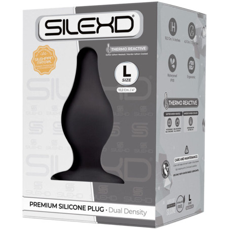 SILEXD - MODELLO 2 PLUG ANALE PREMIUM SILEXPAN SILICONE PREMIUM TERMOREATTIVO MISURA L