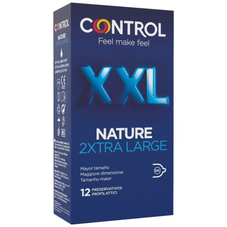 CONTROL - NATURE 2 PRESERVATIVI XTRA LARGE XXL - 12 UNITÀ