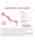 FEMINTIMATE - VIBRATORE IN SILICONE MASSAGGIATORE UNIVERSALE ROSA