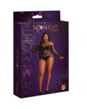 MOONLIGHT - BODY MANICA LUNGA MODELLO 9 NERO LUCIDO TAGLIA PLUS