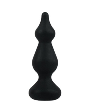 ADRIEN LASTIC - AMUSE PLUG ANALE IN SILICONE NERO TAGLIA S