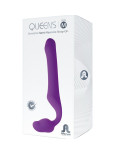 ADRIEN LASTIC - QUEENS STRAP-ON FLESSIBILE VIOLA TAGLIA M