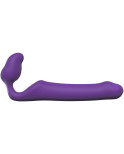 ADRIEN LASTIC - QUEENS STRAP-ON FLESSIBILE VIOLA TAGLIA L