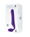 ADRIEN LASTIC - QUEENS STRAP-ON FLESSIBILE VIOLA TAGLIA L