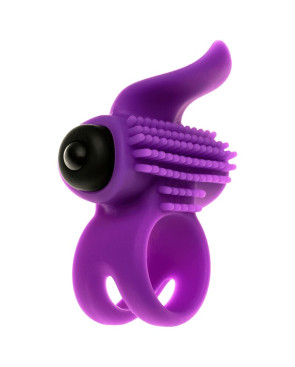 ADRIEN LASTIC - ANELLO VIBRATORE BULLET LASTIC VIOLA