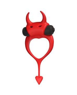 ADRIEN LASTIC - ANELLO VIBRATORE DEVOL COCKRING ROSSO