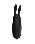 ADRIEN LASTIC - VIBRATORE CONIGLIO NERO TASCABILE IN LASTIC