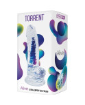 ALIVE - TORRENT PENE REALISTICO TRASPARENTE 20,6 CM