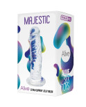 ALIVE - PENE MAJESTIC REALISTICO TRASPARENTE 14,7 CM