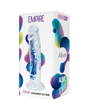 ALIVE - PENE REALISTICO IMPERO TRASPARENTE 19,3 CM