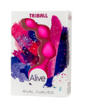 ALIVE - SFERE ANALI IN SILICONE TRIBALL ROSA 15 CM