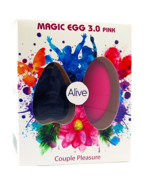 ALIVE - MAGIC EGG 3.0 TELECOMANDO UOVO VIBRANTE ROSA