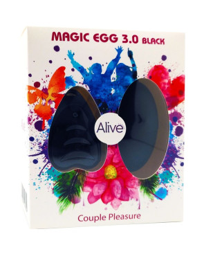 ALIVE - MAGIC EGG 3.0 UOVO VIBRANTE TELECOMANDO NERO