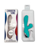 ALIVE - VIBRATORE SHINE CARIBBEAN E VENTOSA BLU