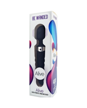 ALIVE - BE WANDED VIBRATORE MASSAGGIATORE NERO