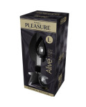 ALIVE - PIACERE ANALE MINI PLUG METAL NERO TAGLIA L