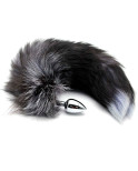 ALIVE - PLUG PIACERE ANALE IN METALLO FOX TAIL TAGLIA L