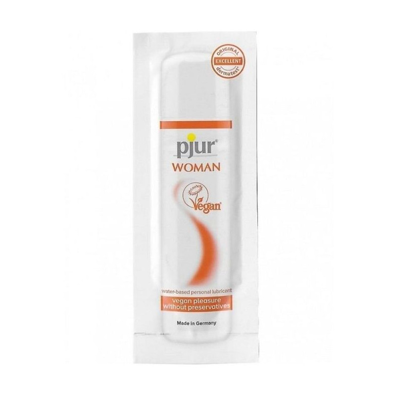 PJUR - WOMAN LUBRIFICANTE VEGANO A BASE ACQUA 2 ML