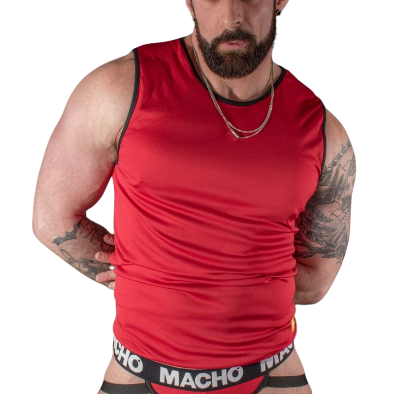 MACHO - MAGLIETTA ROSSA L/XL