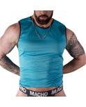 MACHO - T-SHIRT BLU L/XL