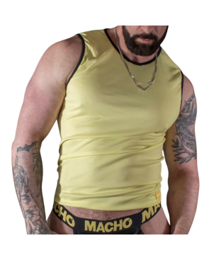 MACHO - T-SHIRT GIALLA L/XL