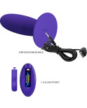 PRETTY LOVE - YOUTH PLUG VIBRATORE ANALE TELECOMANDO VIOLETTO