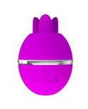 PRETTY LOVE - VIBRATORE IN SILICONE TONDO VIOLA GEMINI BALL