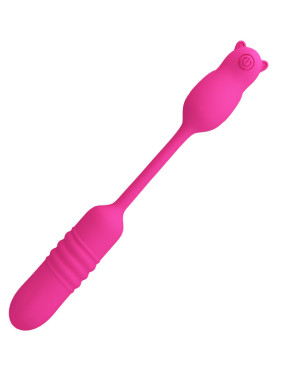 PRETTY LOVE - PROIETTORE VIBRANTE IN SILICONE ROSA