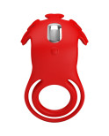 PRETTY LOVE - ANELLO VIBRATORE RUBEN 7 VIBRAZIONI IN SILICONE ROSSO