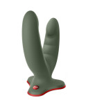 FUN FACTORY - DOPPIO DILDO E MASSAGGIATORE RYDE NERO