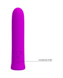 PRETTY LOVE - VIBRATORE CURTIS MINI SUPER POWER 12 VIBRAZIONI IN SILICONE VIOLETTO