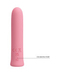 PRETTY LOVE - VIBRATORE CURTIS MINI SUPER POWER 12 VIBRAZIONI IN SILICONE ROSA