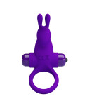 PRETTY LOVE - ANELLO VIBRATORE I CONIGLIO PER PENE VIOLA