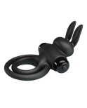 PRETTY LOVE - ANELLO VIBRATOR III RABBIT PER PENE NERO