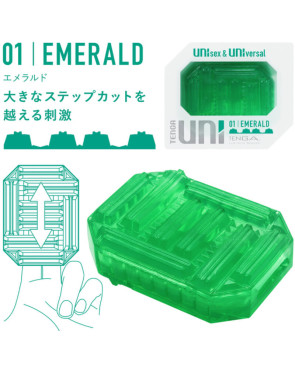 TENGA - DITALE MASTURBATORE UNI EMERALD