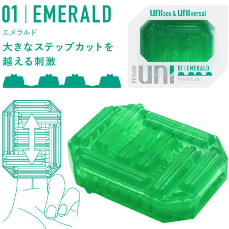 TENGA - DITALE MASTURBATORE UNI EMERALD