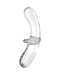 SATISFYER - DILDO DOPPIO CRISTALLO BLU