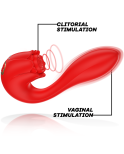 MIA -  SELENA STIMOLATORE VIBRANTE + TAPPING ROSSO