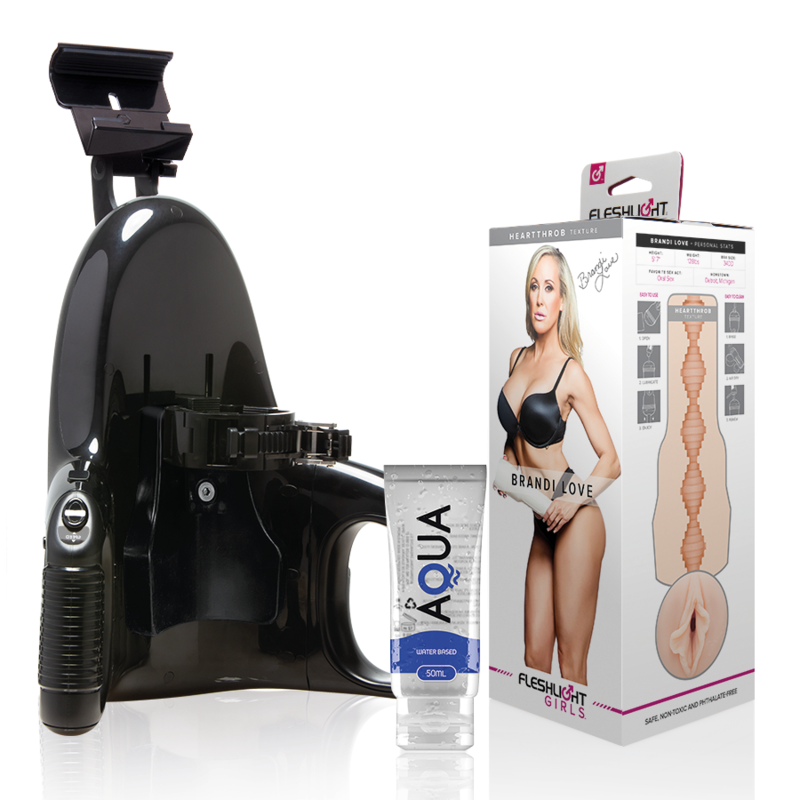 FLESHLIGHT - BRANDI LOVE VAGINA + LANCIO UNIVERSALE + LUBRIFICANTE AQUA QUALITÀ 50 ML