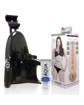 FLESHLIGHT - VAGINA STOYA DESTROYA + LANCIO UNIVERSALE + LUBRIFICANTE AQUA QUALITÀ 50 ML