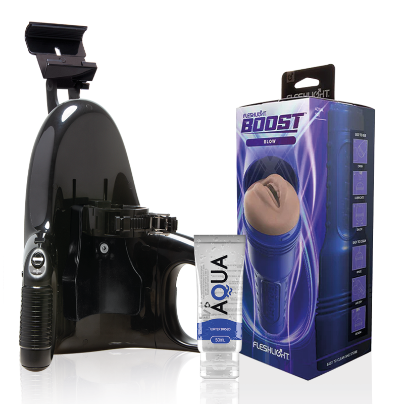 FLESHLIGHT - BLOW LM FLESH RP + LANCIO UNIVERSALE + LUBRIFICANTE AQUA QUALITÀ 50 ML