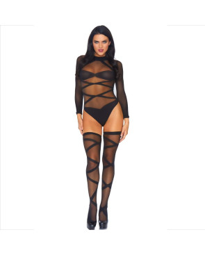 LEG AVENUE - SET 2 PEZZI CORPO E COSCIA