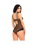 LIVCO CORSETTI FASHION - KREAME LC 90546 BODY NERO L/XL