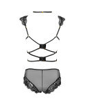 LIVCO CORSETTI FASHION - PALMENOM LC 90614 REGGISENO + SLIP NERO L/XL