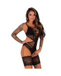 LIVCO CORSETTI FASHION - HAWAIN LC 90665 BODY NERO L/XL