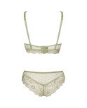 LIVCO CORSETTI FASHION - PINE LC 90667 REGGISENO + SLIP KHAKI L/XL