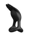 PRETTY LOVE - ANELLO PER PENE VIBRANTE 7 VIBRAZIONI IN SILICONE NERO