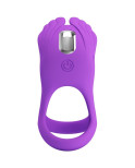 PRETTY LOVE - ANELLO PER PENE VIBRANTE 7 VIBRAZIONI IN SILICONE VIOLA