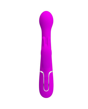 PRETTY LOVE - VIBRATORE DEJON RABBIT 3 IN 1 VIOLA MULTIFUNZIONE