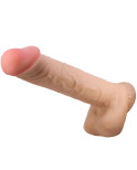 PRETTY LOVE - DILDO REALISTICO SLIDING SKIN SERIES CON VENTOSA SCORREVOLE DELLA PELLE FLESH 26 CM